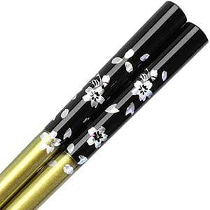 Sakura Glitter Yellow chopsticks photo 2