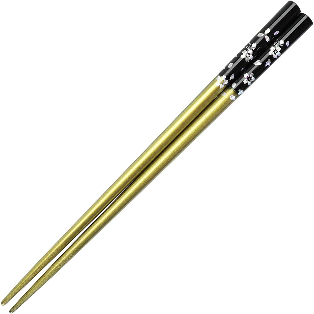 Sakura Glitter Yellow chopsticks photo 3