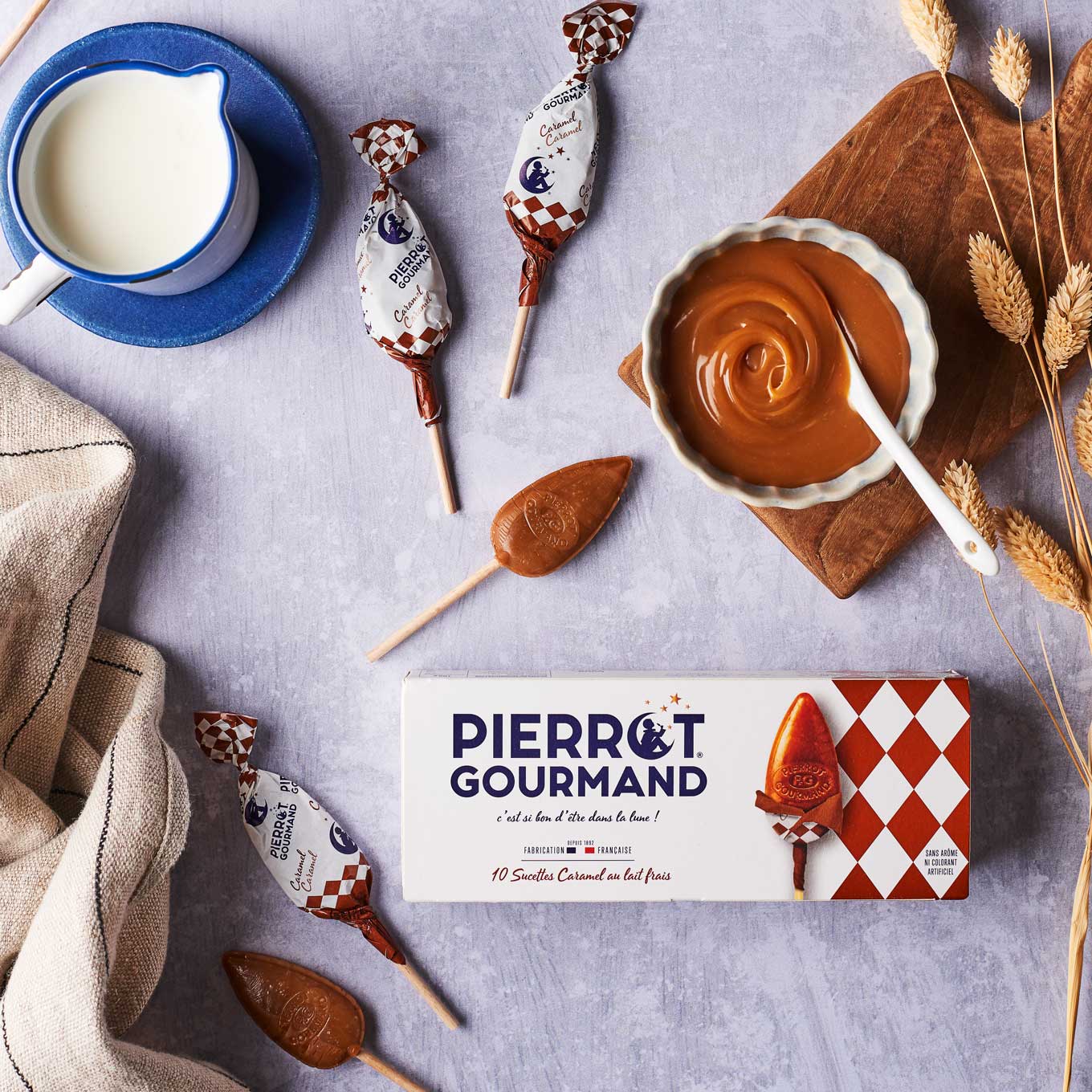 Pierrot Gourmand caramel lollipops photo 1