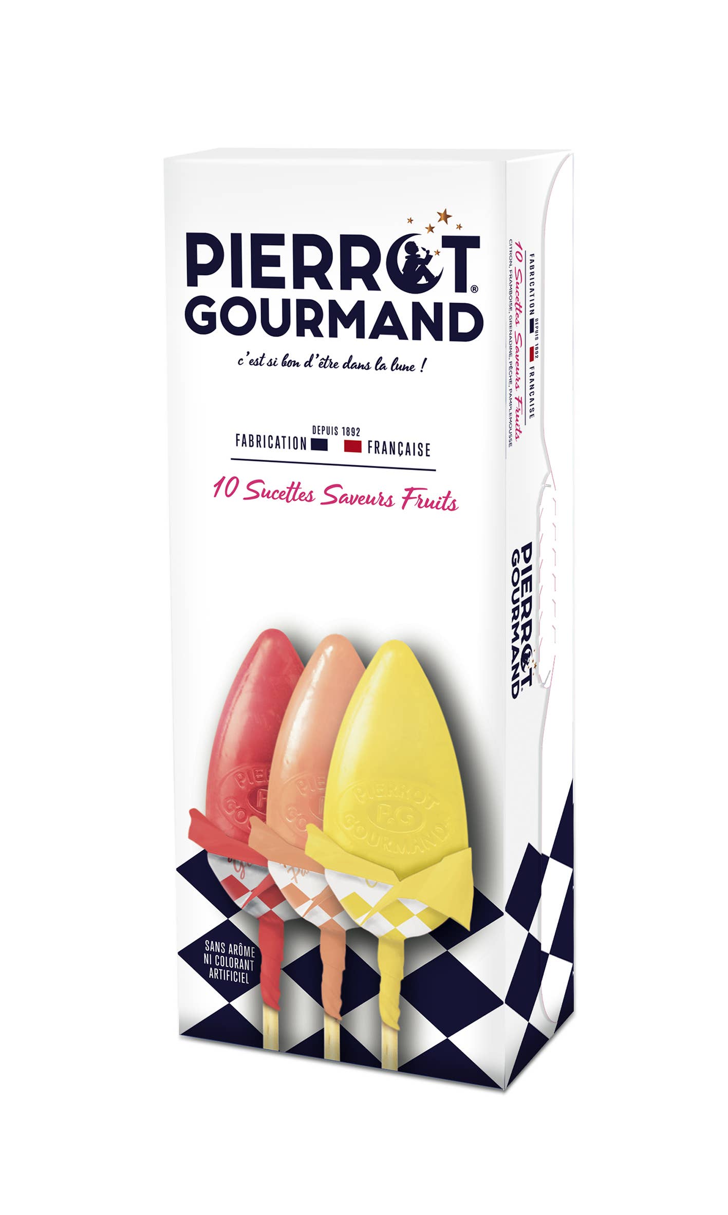 Pierrot Gourmand assorted fruit lollipops