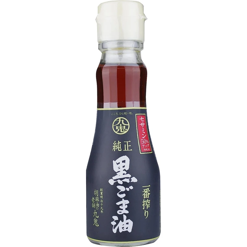 Kuki Pure Black Sesame Oil bottle